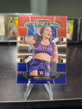 2024 Panini Select WWE - Concourse Katana Chance #80 Red & Blue Parallel