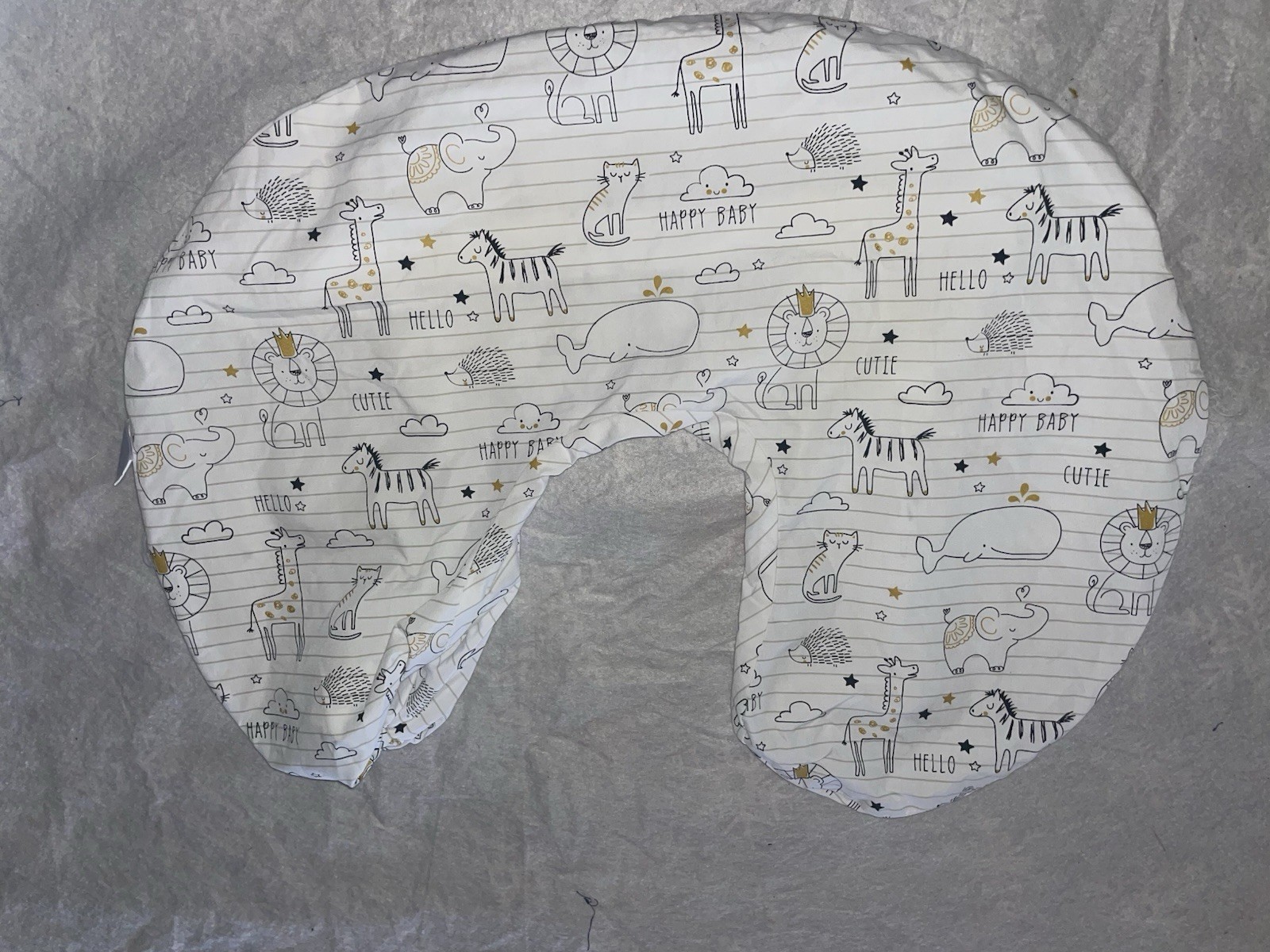 Boppy Nursing Pillow Cover Baby Support Feeding Removable Cover Soft Animals-image