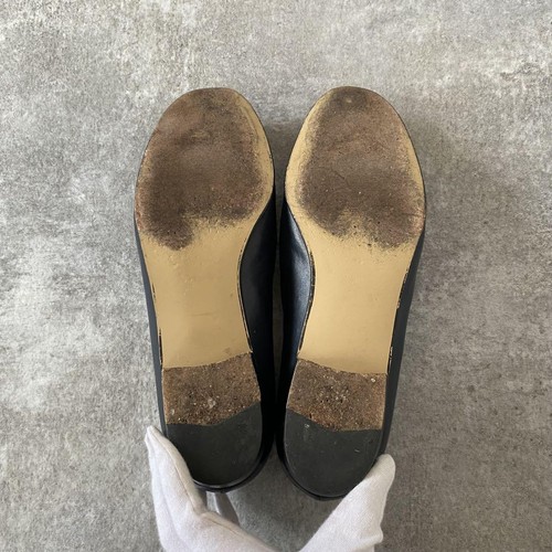 Salvatore Ferragamo Low Heels in Navy, Size: 6.5C Leather VG limited From JAPAN - Picture 5 of 12