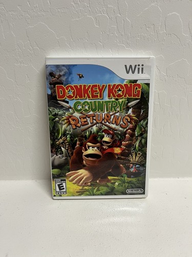 Donkey Kong Country Returns (Nintendo Wii, 2010) Clean Complete CIB - Tested