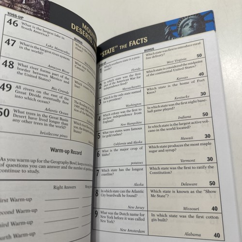 Abeka 6th Grade History 6 Geography Bowl Student Text Activity Book Homeschool - Picture 7 of 8