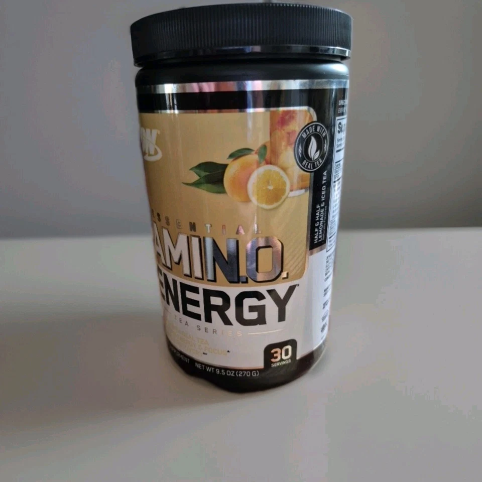 Té helado de media y media limonada Amino Energy 2018 descontinuado - NO PARA CONSUMO Foto 2 de 4