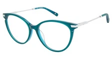 NEW Sperry SPDARCY Eyeglasses 03 Teal/silver 100% AUTHENTIC