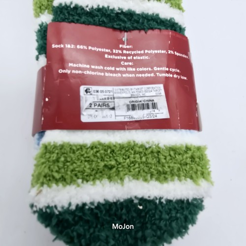 Wondershop Kids Dinosaur Cozy Christmas Crew Socks With Gift Card Holder, 2 Pair - Picture 6 of 6
