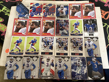 (40) EJ Manuel Football Cards Inserts RC Rookies Buffalo Bills Lot Collection