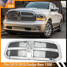 For 2013-2018 Dodge Ram 1500 Longhorn Chrome Grill Front Bumper Grille Assembly