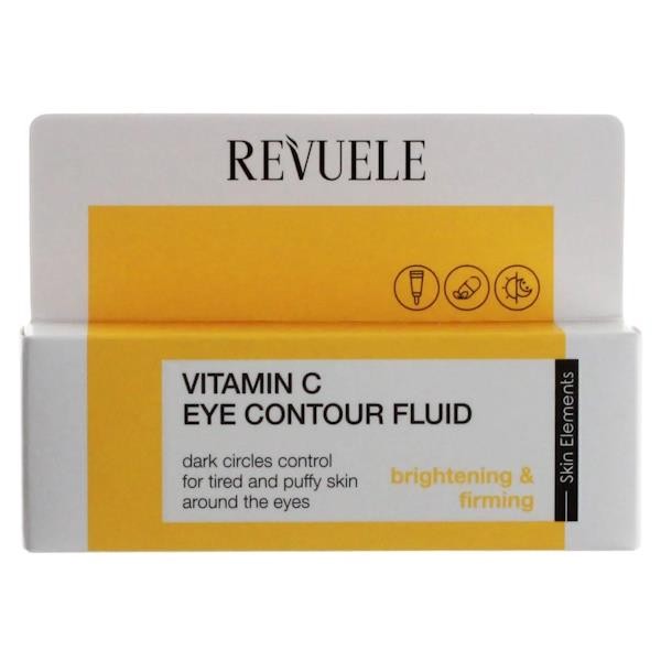 Revuele Vitamin C Eye Contour Fluid Brightening Eye Cream To Treat Dark Circles 25 Ml - Image 4