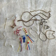 Breyer Tack Accessories Lot - Bridle, Lead Ropes, Halters READ