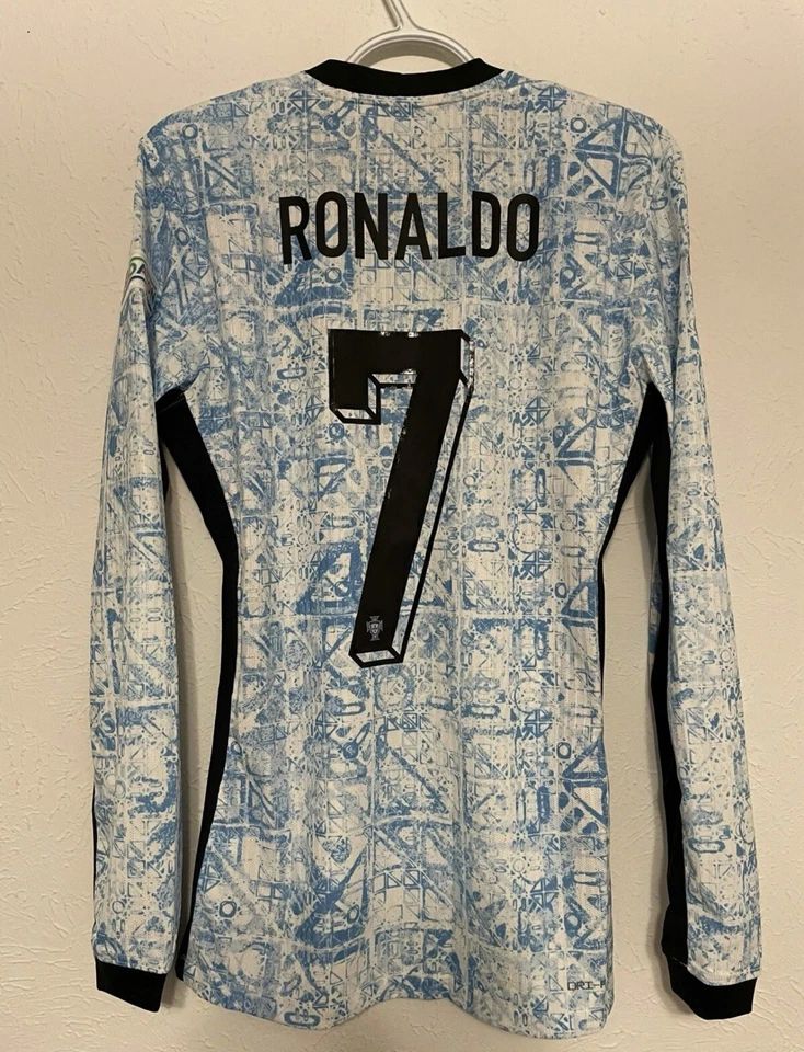 Ronaldo 2024 Portugal Euro Jersey Long Sleeve Authentic Player Version  - Image 2 of 4