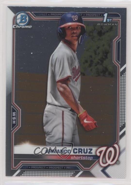 2021 Bowman Chrome Prospects Armando Cruz #BCP-247 0fz3