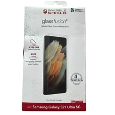 New Invisible Shield GlassFusion+ Screen Protector Samsung Galaxy S21 Ultra 5G