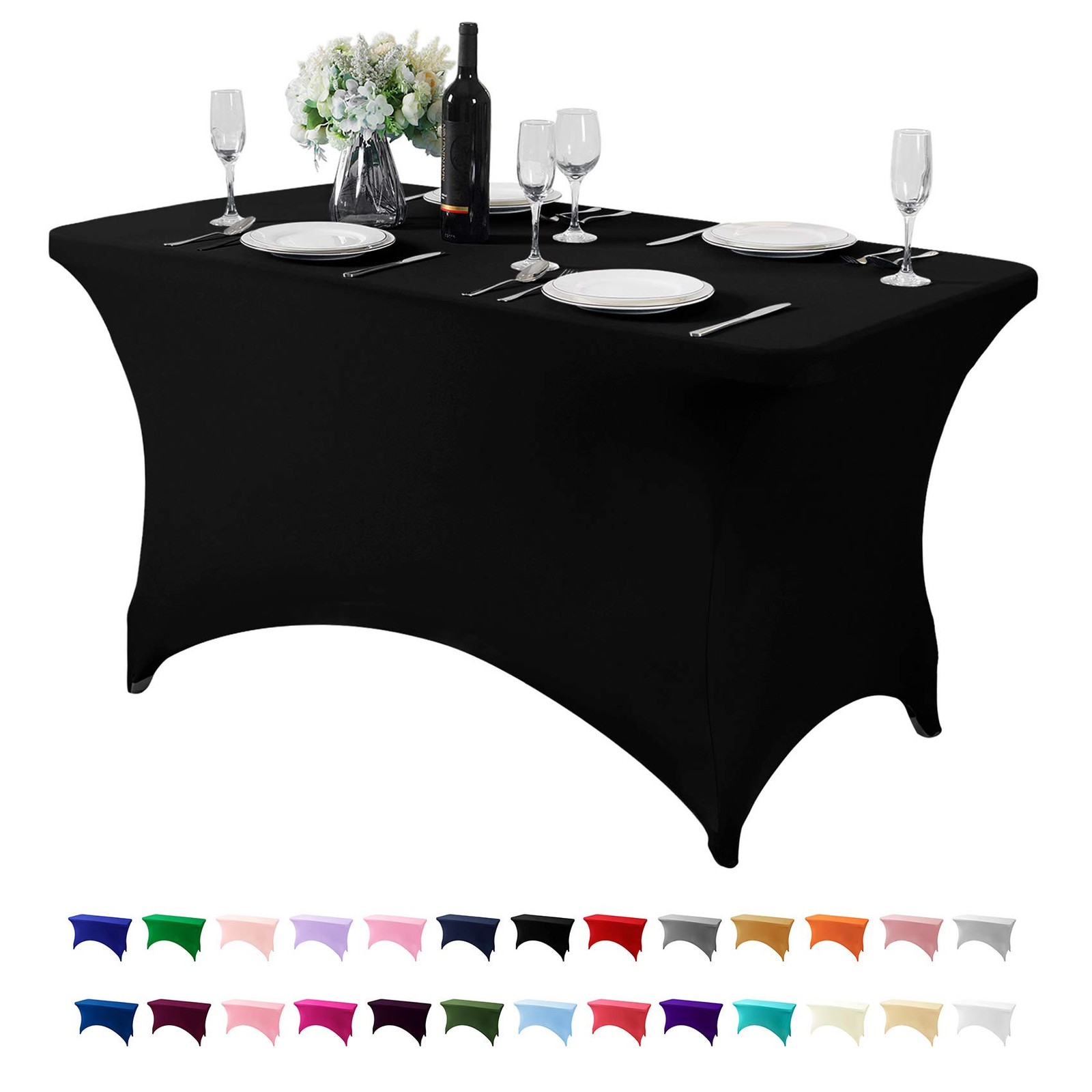 For 4ft Or 6ft 8ft 48" X 30" (square), Black