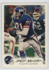 1999 Fleer Focus Jason Sehorn #66 0q3