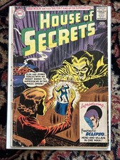 House Of Secrets 61 First Appearance Eclipso 1963 Dc Cover Detached Top Staple House Of Secrets 61 First Appearance Eclipso 1963 Dc Cover Detached Top Staple