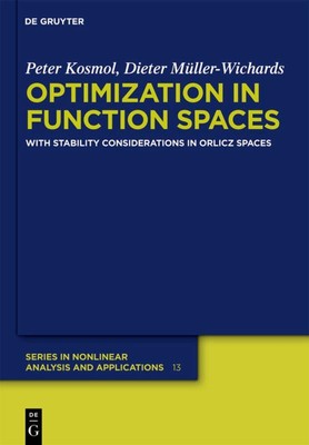 Optimization in Function Spaces Dieter Müller-Wichards