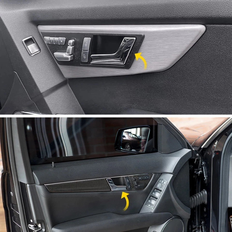 2PCS Left Right Side Inside Door C250 Handle Set For Mercedes Repair C300 C350 Foto 2 de 4