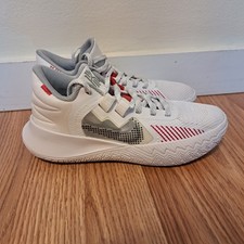 Nike Kyrie Flytrap 5 V White Wolf Grey Red Men Size 5 Basketball CZ4100-100