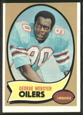 1970 Topps #120 George Webster VG/VG-EX