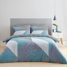 Catherine Lansfield Larsson Geo Single Duvet Cover Set