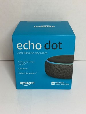 Amazon Echo Dot 3rd Gen Smart Speaker - Charcoal Gray (D9N29T) B9