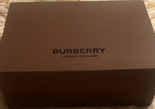 Burberry Low Top Sneaker Black Red Check Leat...