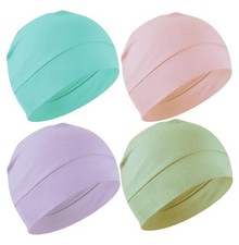 Cotton Skull Caps for Men Women,Breathable Sleep Cap Moisture-Wicking Helmet ...