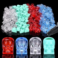 Tattoo Ink Cups Disposable Skull Tattoo Pigment Caps with Square Base Ink Caps
