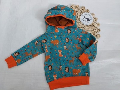 Warmer Hoodie  Gr. 86 Handmade Neu 