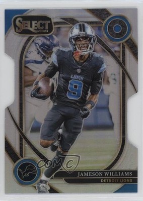 2024 Panini Select Club Level Silver Prizm Die-Cut Jameson Williams #267 1pi4