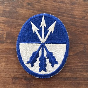 US Army 23rd Corps Patch World War II -  Snowy Back