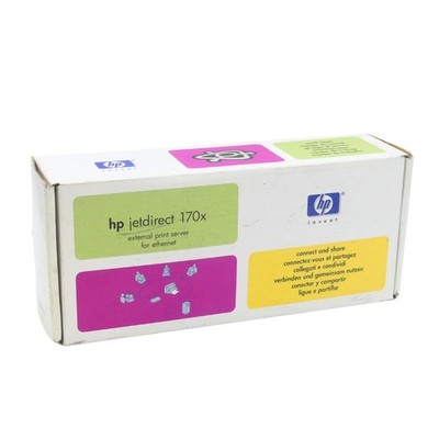 HP JetDirect 170X Ethernet External Single Port Print Server (P/N: J3258B)