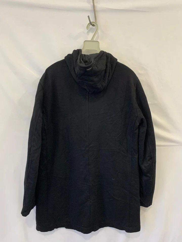 Chaqueta cortavientos impermeable con capucha negra para hombre HernoTECH talla M a prueba de frío #45 Foto 2 de 4