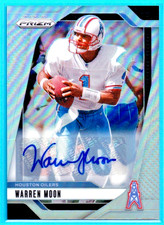 2024 Prizm WARREN MOON Silver Auto!!! Oilers UW