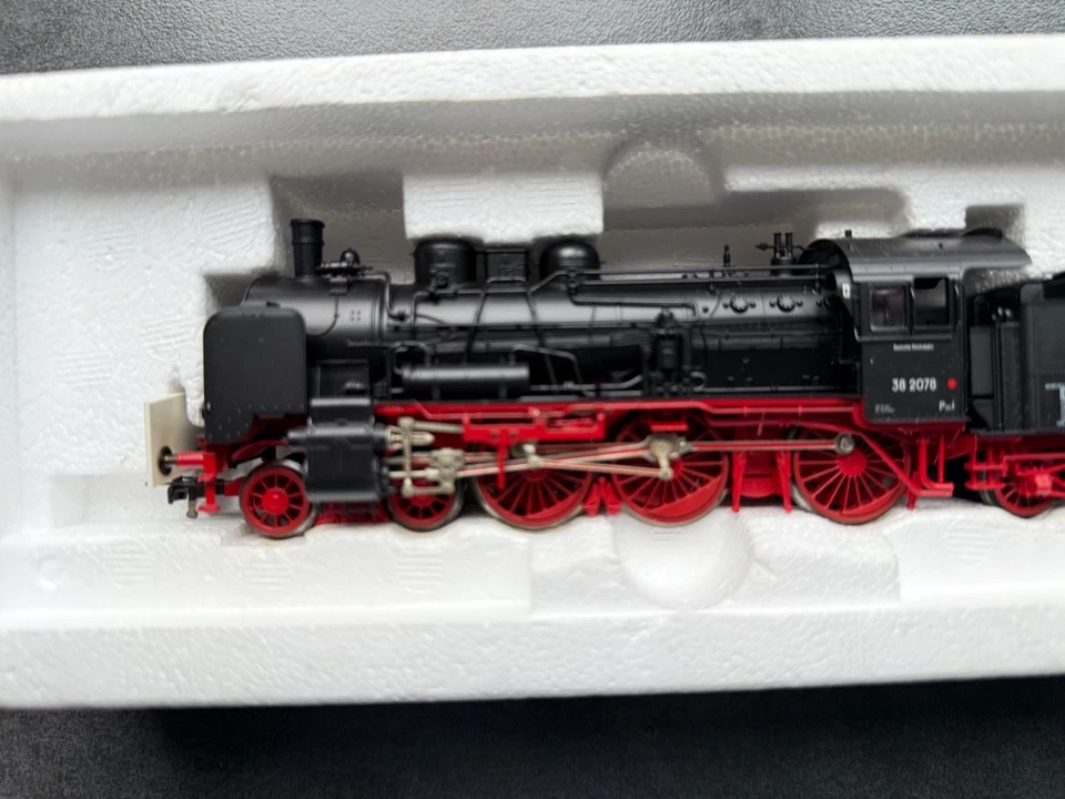 Fleischmann 4164 Dampflok BR 38 2078 Spur H0 DR  in OVP neuwertig - Bild 4 von 4