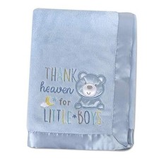 30x40 Fleece Baby Nursery Blanket with Satin Trim for Boys, Girls, and Unknown