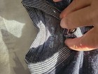 Boys Blue Top With Pocket & Rust Pants By Cat & Jack Size 12 Months — photo 5