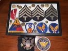 Original WWII WW2 US Lot Of Military Patches.