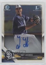 2018 Bowman Chrome Prospect Auto Joey Lucchesi #BCPA-JL Auto tm7