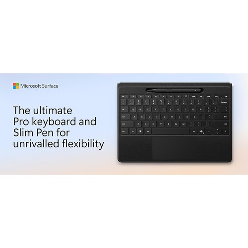 Microsoft Surface Pro Flex Keyboard, Slim Pen for Copilot+ 11th Edition, Black - Afbeelding 5 van 12