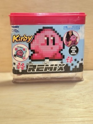 Kirby Jixelz Remix TOMY Snap Puzzle Pink 250+ Pieces New- Sealed Age 8+