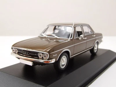 Audi 100 1969 braun metallic Modellauto 1:43 Maxichamps