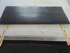 4ft6inch  Faux Leather Double Bed black Headboard excellent Condition
