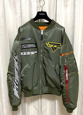 VETEMENTS Racing Bomber Jacket MA-1 Sports VTM Unisex size S UA52JA700G Japan