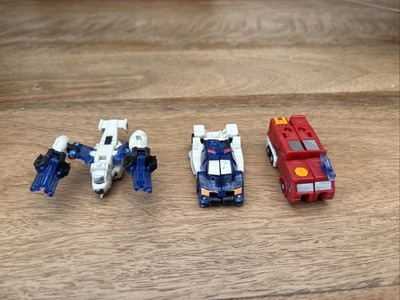Full Set Transformers Armada Emergency Team - Firebot, Makeshift & Prowl