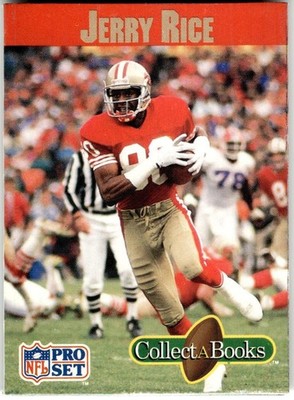 1990 Pro Set Collect-A-Books #NNO Jerry Rice
