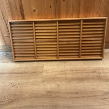 Vtg Napa Valley Box Company Wooden CD Storage Rack 48 Slot Rare Display Tray