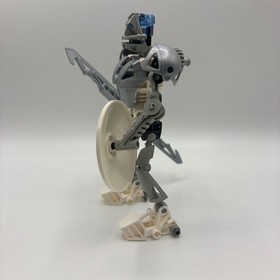 Lego Bionicle 8571 Toa Nuva Kopaka Ice Figure White NO - MASK Canister Manual