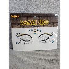 Spirit Roman Cleo Face Decals Halloween Costume Cleopatra Makeup Stickers
