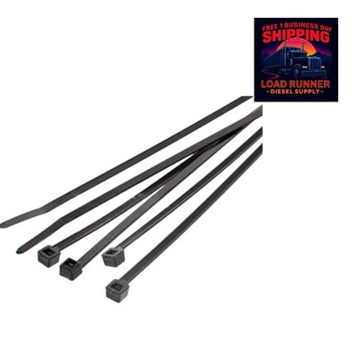 CT05317 TRP Cable Tie 25 Pack 50lb 15.5'' Black Kenworth Peterbilt Premium ZIP