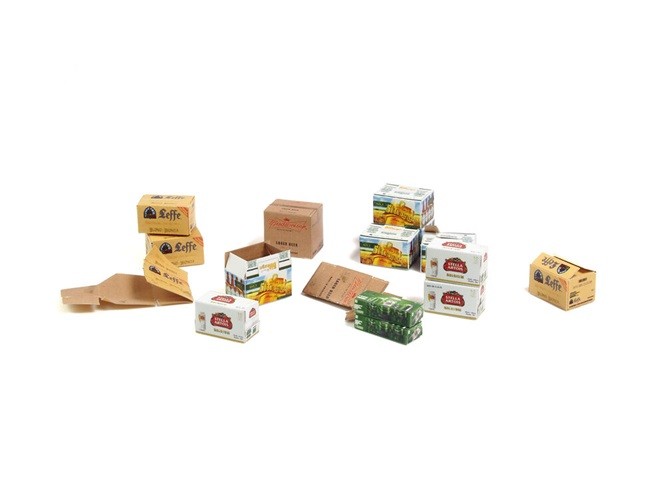 Matho Models 35064 - 1:35 Cardboard Boxes - Beer - New